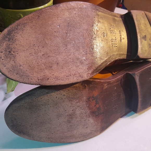 Mr. B's Gentlemen's Boutique for Aldo Men's EU 43 US 10 Tan Wingtip Ankle Boots - Picture 14 of 16